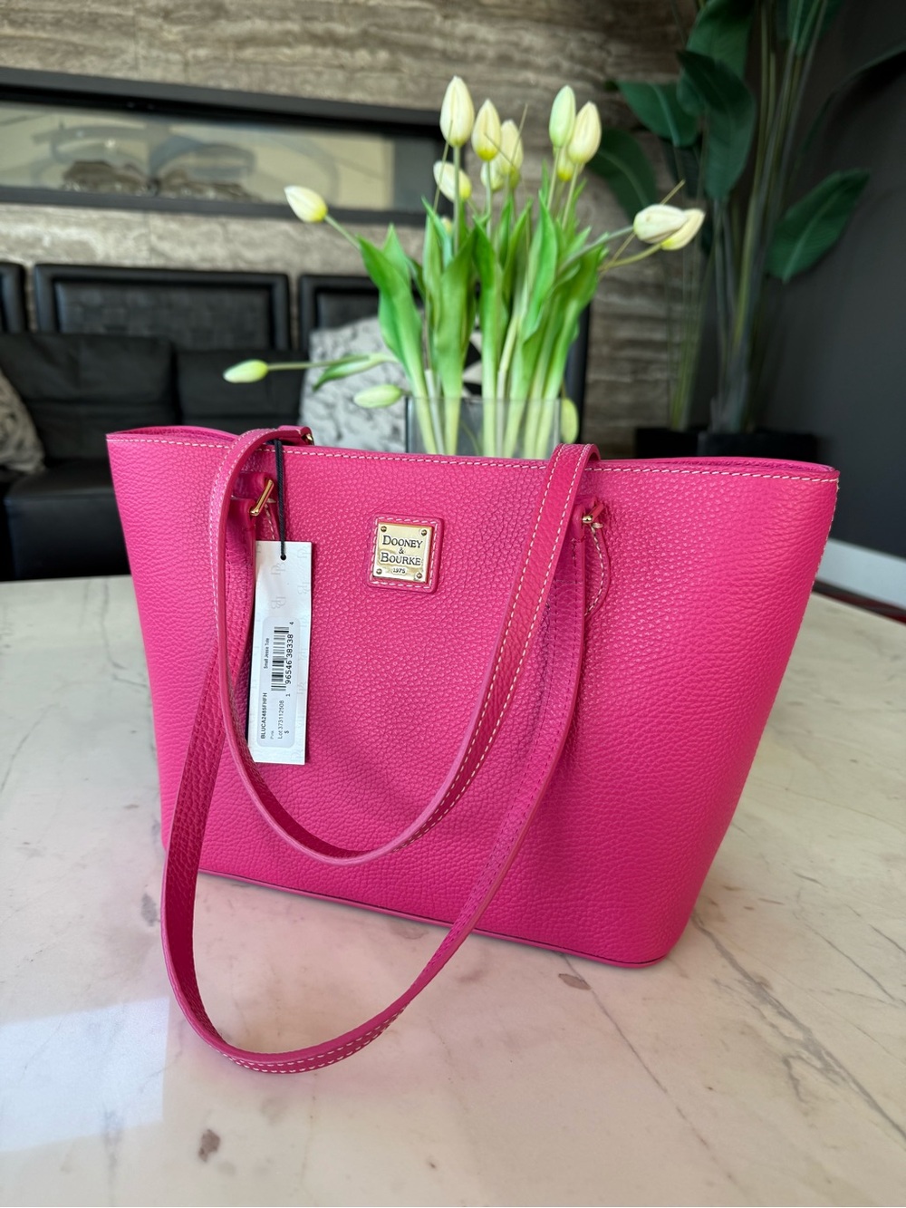 New Dooney & Bourke Lucca Leather Jessie Tote Bag - Picture 7 of 16